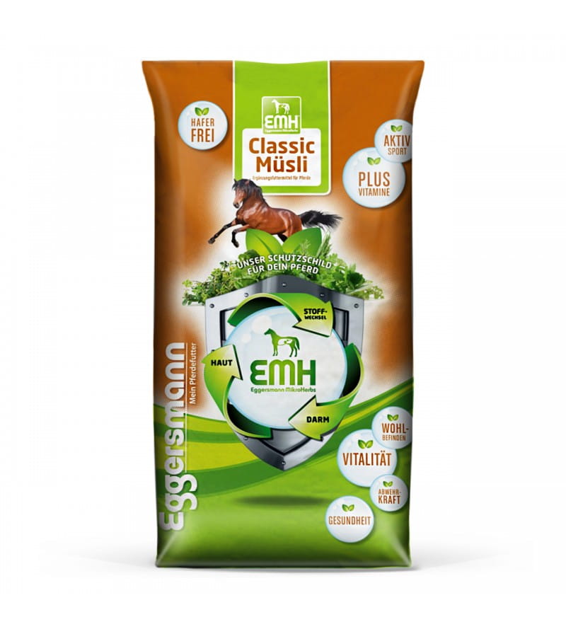 Pasza dla koni Eggersmann EMH Classic Musli 20 kg - Cavalo